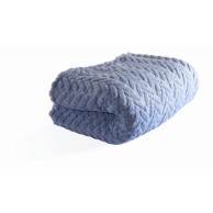  TISECO HOME STUDIO Plava deka od mikropliša, 150x200 cm, Rena