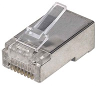 INTELLINET STP konektor CAT5e RJ45, modularni Pro Line, trostruki terminal, 100 komada