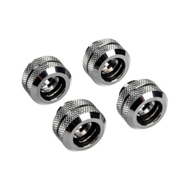 CORSAIR Ravna spojnica Hydro X Series XF Hardline, G1/4 inča na 12 mm AD Hardtube, 4 kom, krom 