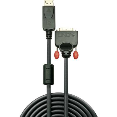 LINDY DVI-D na DisplayPort adapter 41492, 3 m, crni