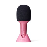 LALARMA Glitter Groove mikrofon, Bluetooth, ružičasti