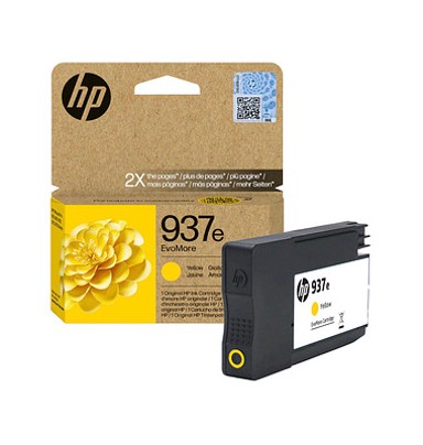 HP Tinta 937E EVOMORE, žuta