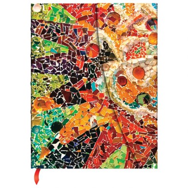 PAPERBLANKS Notes Gaudi's Sun, ultra, 18 x 23 cm, crte, 72 lista, magnet