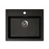 METALAC Sudoper standardni XGRANIT XQUADRO, crni