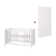 ROBA Bijeli dječji krevet 60x120 cm