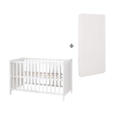 ROBA Bijeli dječji krevet 60x120 cm