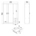 TVILUM Ormar Sprint, 147 x 200 cm, tamno siva