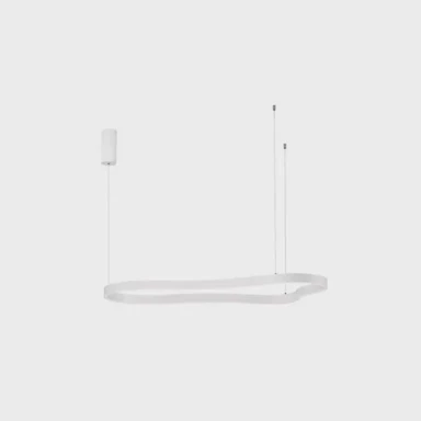 NOVA LUCE Visilica Dussa LED 61 W, 3000 K, 3364 lm, IP20 NL9345692, bijela