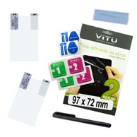 VITU Zaštitna folija za mobitel i GPS uređaj, 97 × 72 mm, 4:3, 2 kom.