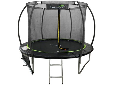 LEAN SPORT Trampolin, 183 cm, crno/zeleni
