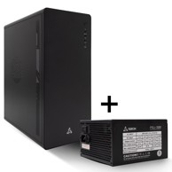 SBOX Kućište računala PCC-500B s napajanjem PSU-300, crno