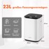 NORTHIX Grijač ručnika, 23 l, timer, LED zaslon, bijela