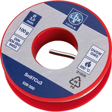 LUX TOOLS Pribor za lemilicu Žica za lemljenje br.3 100 g