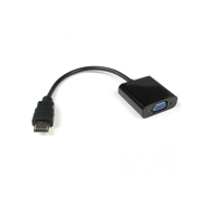 TECHLY Adapter HDMI na VGA i 3,5 mm 0,15 m, crni