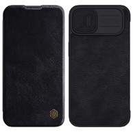 NILLKIN Kožna Qin Pro torbica za iPhone 13 / 14, crna