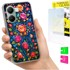 Maskica za Xiaomi Poco X7 Pro 5G, s foto tiskom, s cvjetnim uzorkom, sa zaštitnim staklom 9H