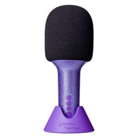 LALARMA Glitter Groove mikrofon, Bluetooth, ljubičasti