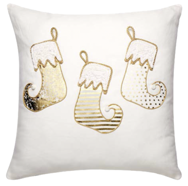 L’OCA NERA Jastučić s božićnim čarapama, 45x45 cm