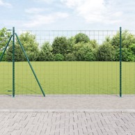 Euro ograda set od 2 cinkovani čelik 10 x 1. 5 m, zelena