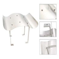 Kapa za dimnjak, 50 x 50 x 37 cm, nehrđajući čelik, srebrna