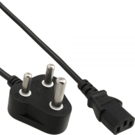 INLINE Kabel za napajanje, utikač tip M-IEC C13, 1,8 m, crna