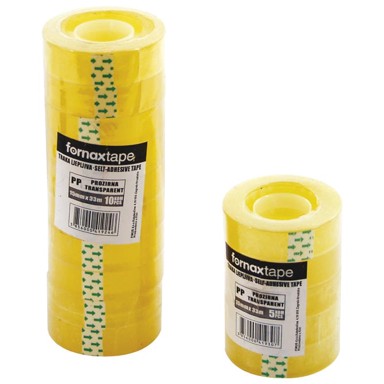FORNAX Traka ljepljiva, 15 mm, 33 m, pakiranje 10 kom, prozirna