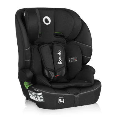 LIONELO Billy i-Size autosjedalica, 76-150 cm, crna