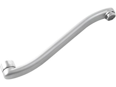 BALLETTO Zakrivljeni nosač baterije 81067, 300 mm, krom