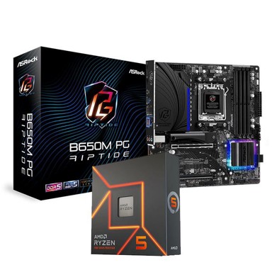 AMD Procesor Ryzen 5 7600X + AMD Matična ploča B650M Riptide AM5 (FuturaIT Combo) 