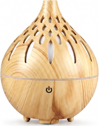 AIQINU Aroma difuzor 160 ml sa 7-bojnim LED osvjetljenjem