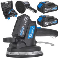 GEKO Vibracijska ploča za postavljanje pločica 21V, vakuumsko prianjanje, 180 mm, baterijska