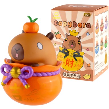 CAPYBARA Lucky Bag Tumbler Blind Box figura, 9 cm
