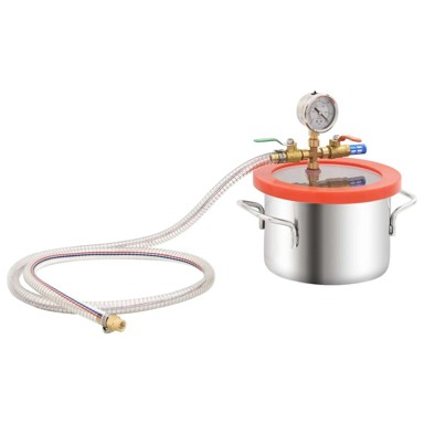 Vakuumska komora, nehrđajući čelik, 3.7 L