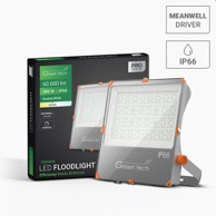 GREEN TECH LED reflektor Premium, 400 W, 4200 K, IP66