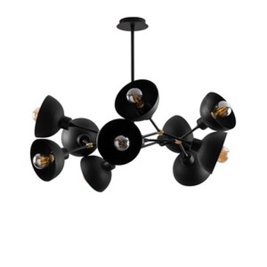 Visilica Dram, 10xE27, crna