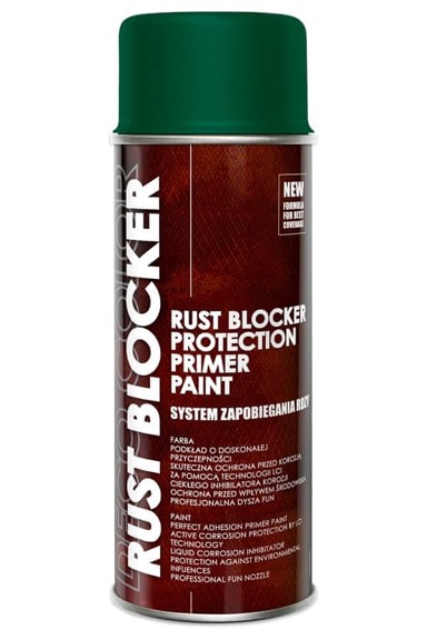 DECO COLOR Rust Blocker lak za zaštitu od hrđe RAL 6005, 400 ml, zeleni