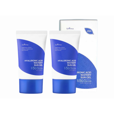 ISNTREE Gel za zaštitu od sunca Hyaluronic Acid Watery Sun Gel SPF50+/PA++++ 2x50 ml