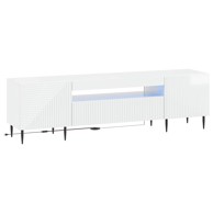 LED TV ormarić od konstruiranog drva, bijeli visoki sjaj