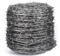 Pocinčana bodljikava žica s 4 šiljka KC10, 2,5/2,0 mm, 10 kg
