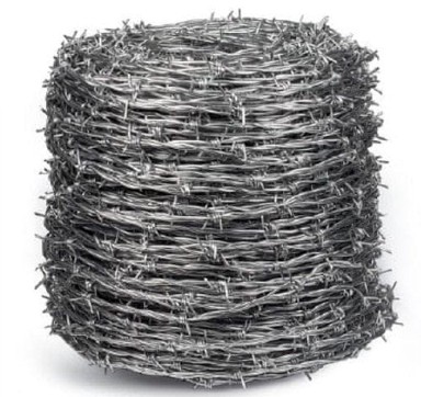 Pocinčana bodljikava žica s 4 šiljka KC10, 2,5/2,0 mm, 10 kg