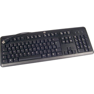 HP Tipkovnica 672647-053, uredska, USB, AZERTY francuska, crna