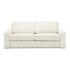 MAKAMII Bež sklopiva sofa od samta 195 cm Nona, 195x100x80 cm