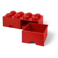 LEGO® Kutija za pohranu s dvije ladice, crvena