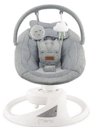 MOMI Njihalica za bebe Pearl 2u1, siva