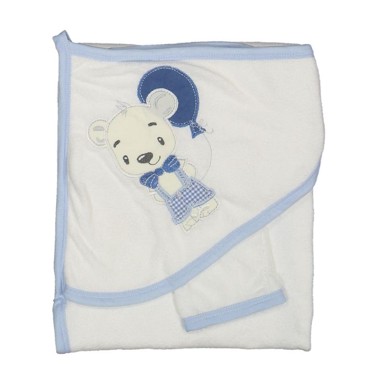 Ručnik za kupanje, plavi