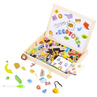 ECOTOYS Edukacijski set s pločom, 2u1, 176 elemenata