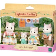 SYLVANIAN FAMILIES Dodaci za kuću za lutke Latte Cat Family, 4 komada