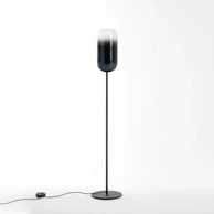 Stajaća lampa Gople E27 17 W 1176 lm, crna/plava