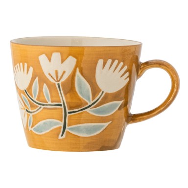 BLOOMINGVILLE Oker žuta šalica od kamenine 255 ml Tangier