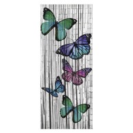 MAXIMEX Zavjesa za vrata od bambusa 200x90 cm Butterflies